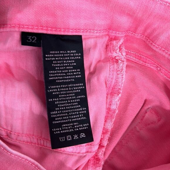 J Brand Pink High Rise Skinny Leg Jeans Size 32 - Picture 4 of 9